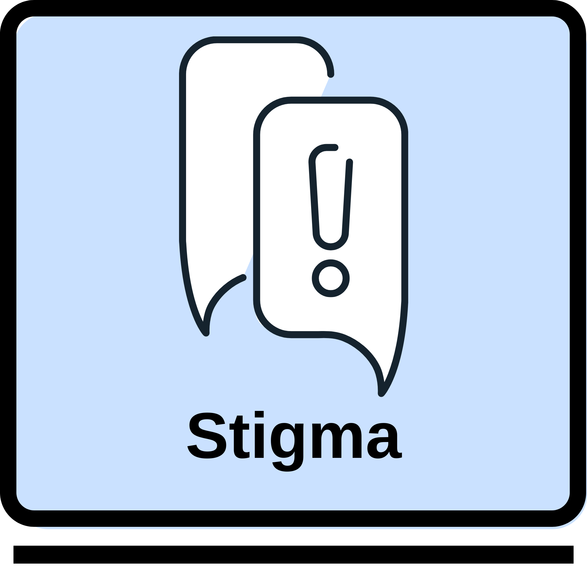 stigma underlined