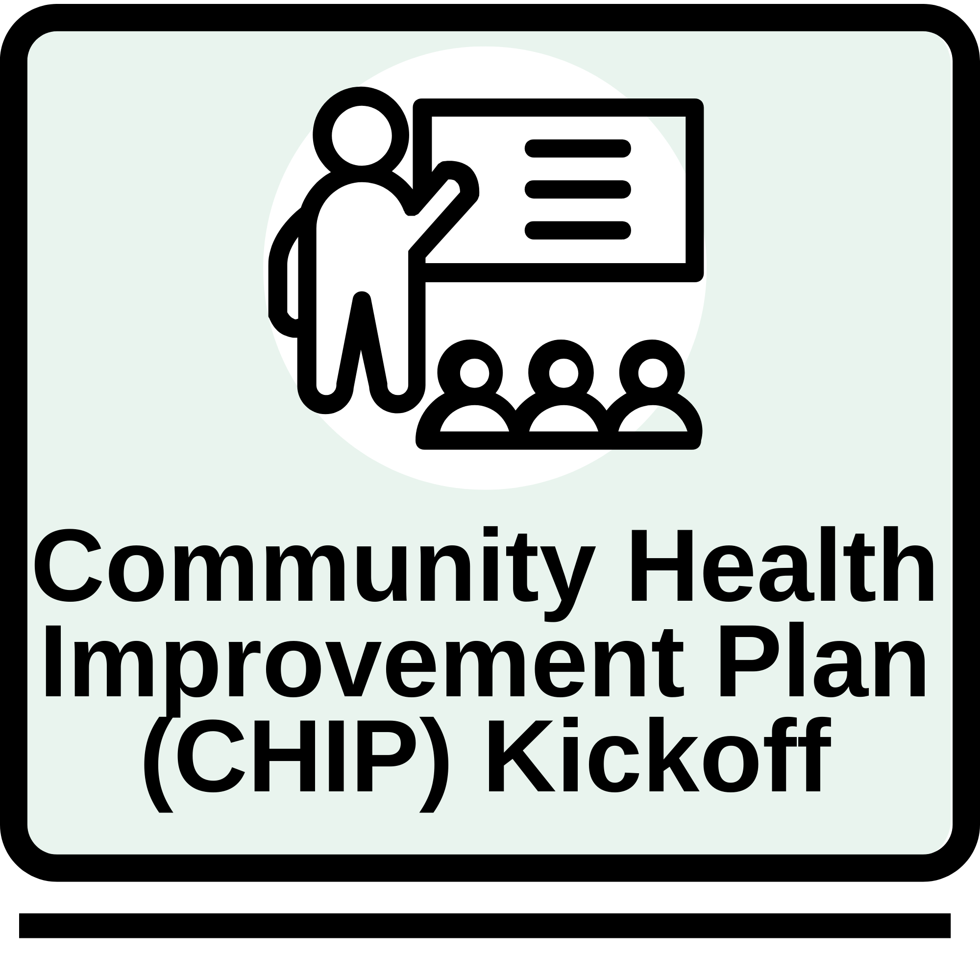 CHIP Kickoff button underlined